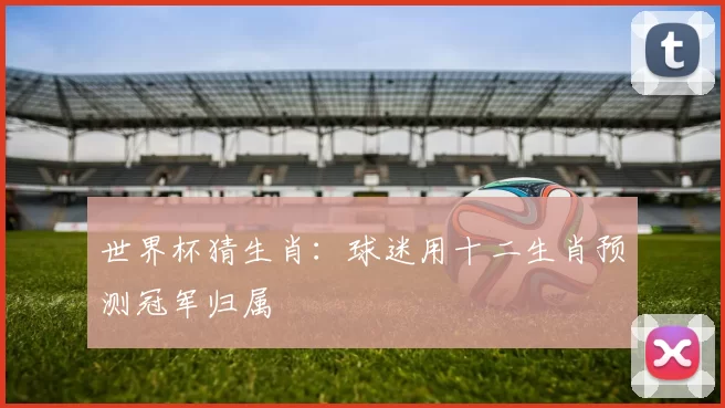 世界杯猜生肖：球迷用十二生肖预测冠军归属